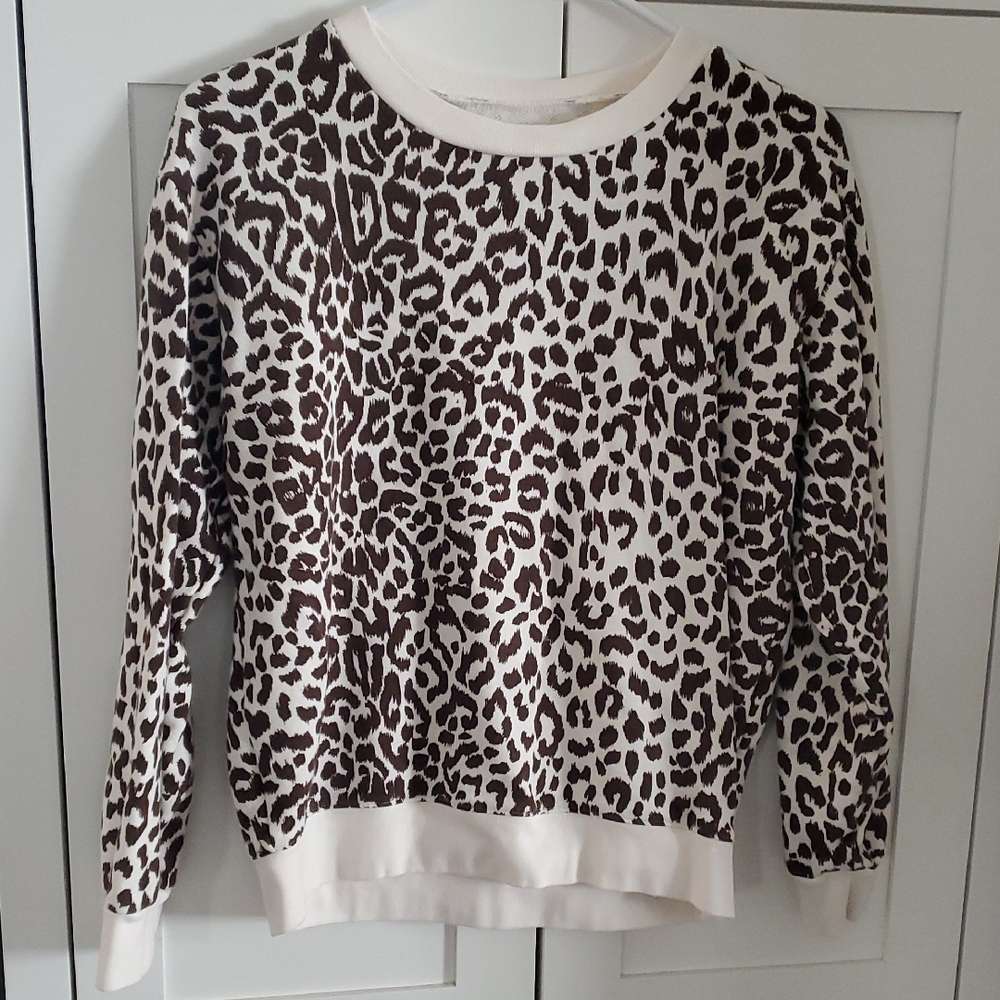 J. Crew Vintage Fleece Sweater in Cream